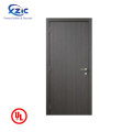 PVC Wood Fire Door Certified Certified de la puerta con calificación de fuego Puerta de fuego de madera